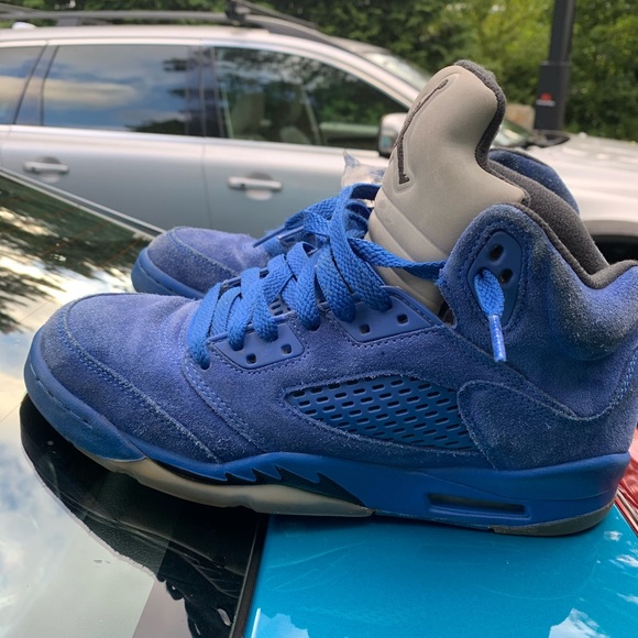 Jordan retro 5 blue - Picture 3 of 7